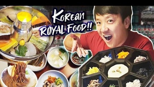 'Trying Foods KOREAN EMPERORS Ate! Korean ROYAL Cuisine Food Review'